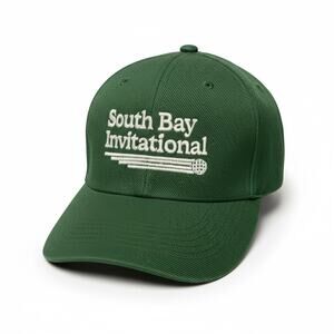 South Bay Invitational Green Acrylic Wool Blend Golf Tournament Hat California